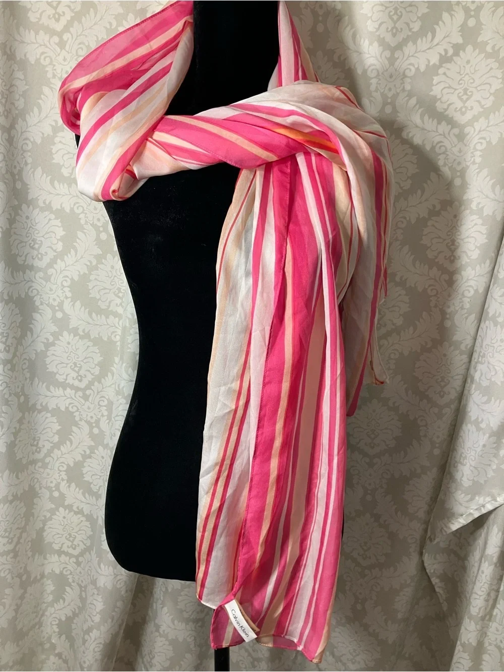 Calvin Klein Striped Women's Scarf